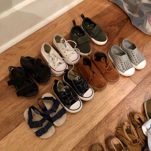 Toddler boys shoes lot